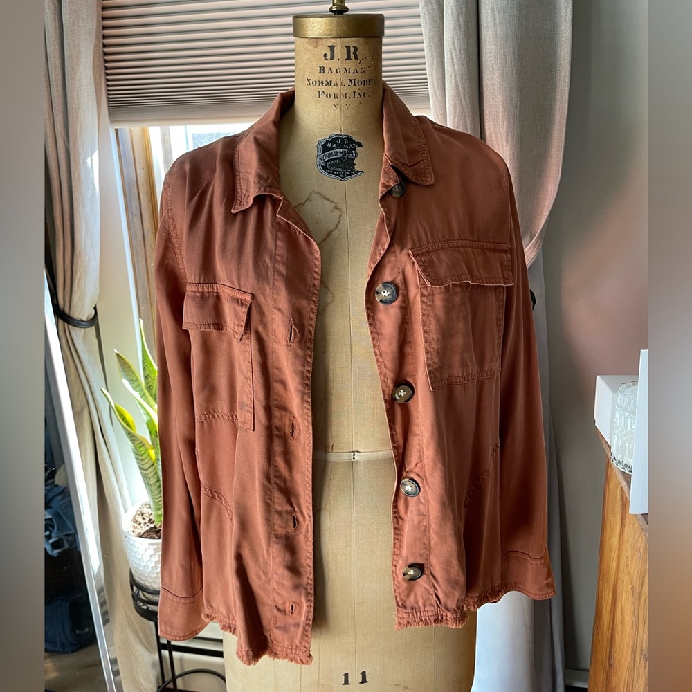 Burnt orange jacket